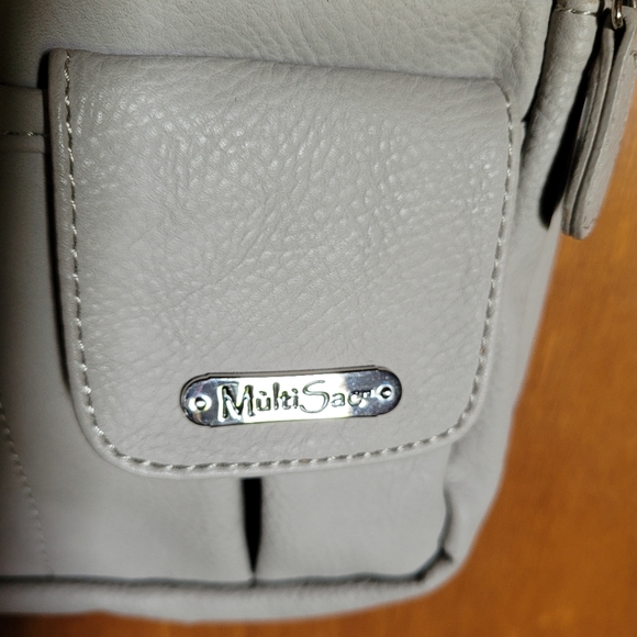 Multi Sac Crossbody Handbag Travel Bag Gray - Picture 2 of 6